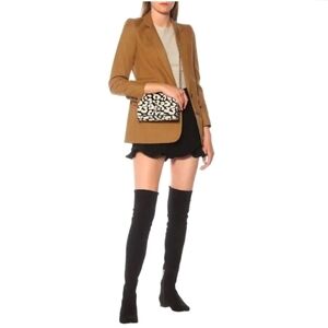 Jimmy Choo London Myren Over The Knee Boots In Black Stretch Suede Sz 6.5 / 36.5